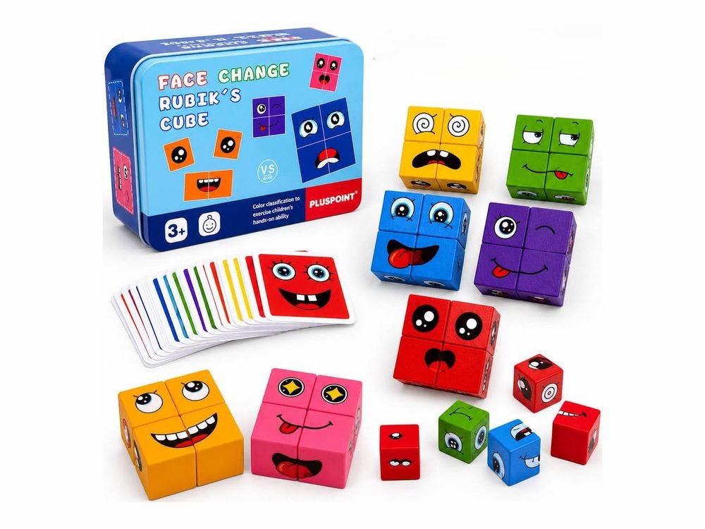 Face Change Puzzle Cubes — wholesale from HBR Enterprises, Mysuru