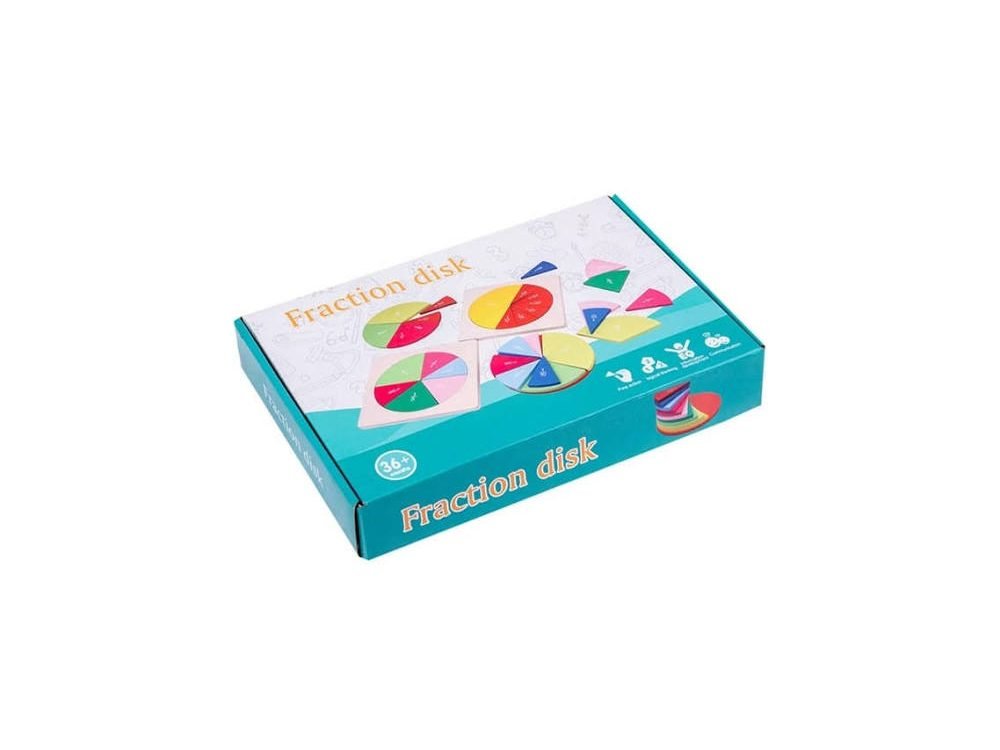 Fraction Disk Maths Set — wholesale from HBR Enterprises, Mysuru