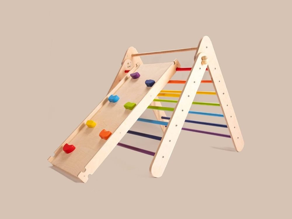 Pikler Climbing Triangle with Ramp — wholesale from HBR Enterprises, Mysuru