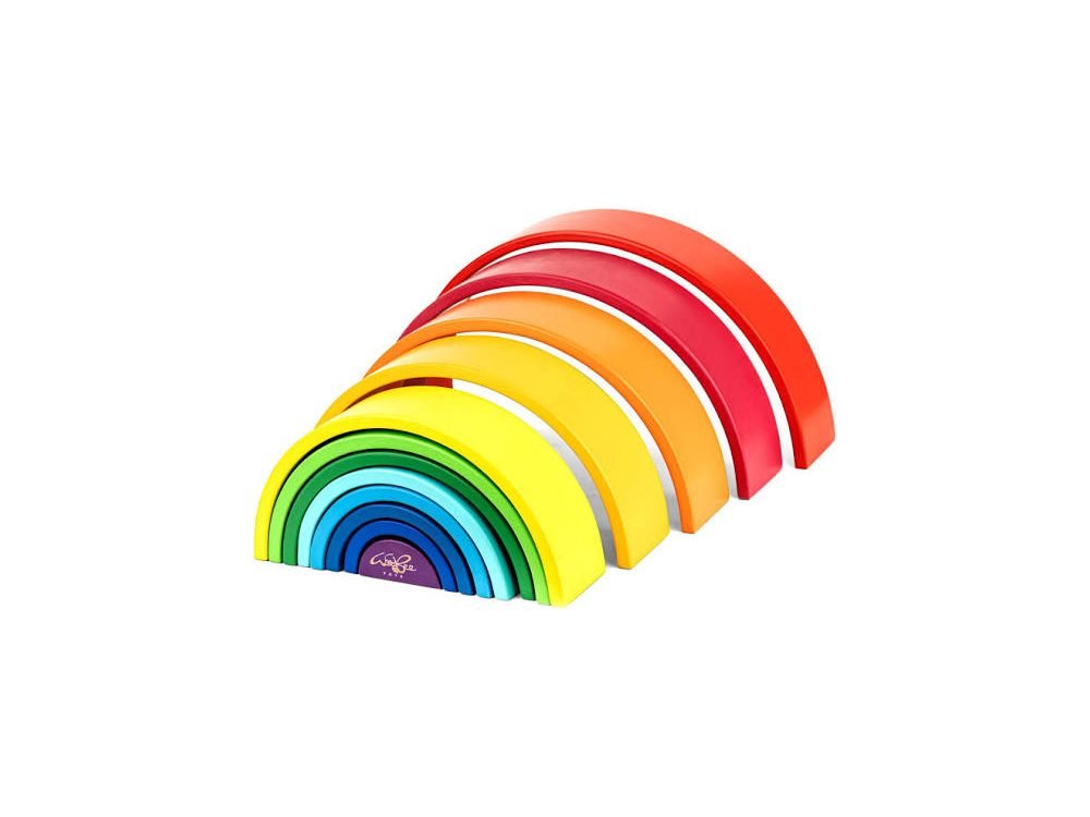 Wooden Rainbow Stacker — wholesale from HBR Enterprises, Mysuru
