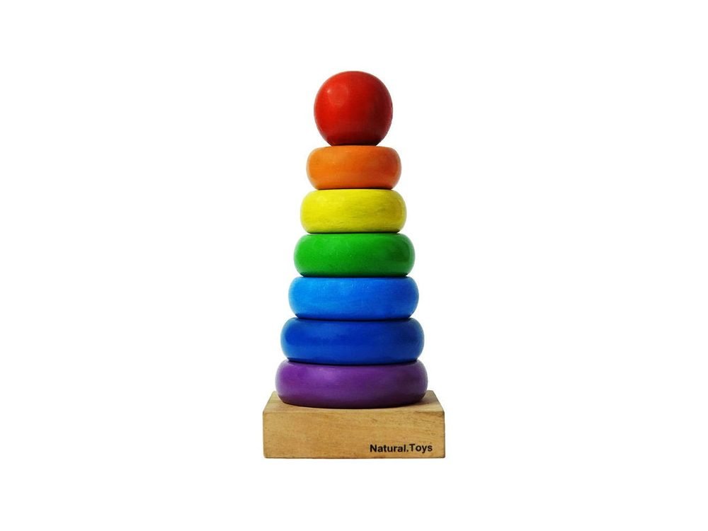 Wooden Ring Stacker Tower — wholesale from HBR Enterprises, Mysuru
